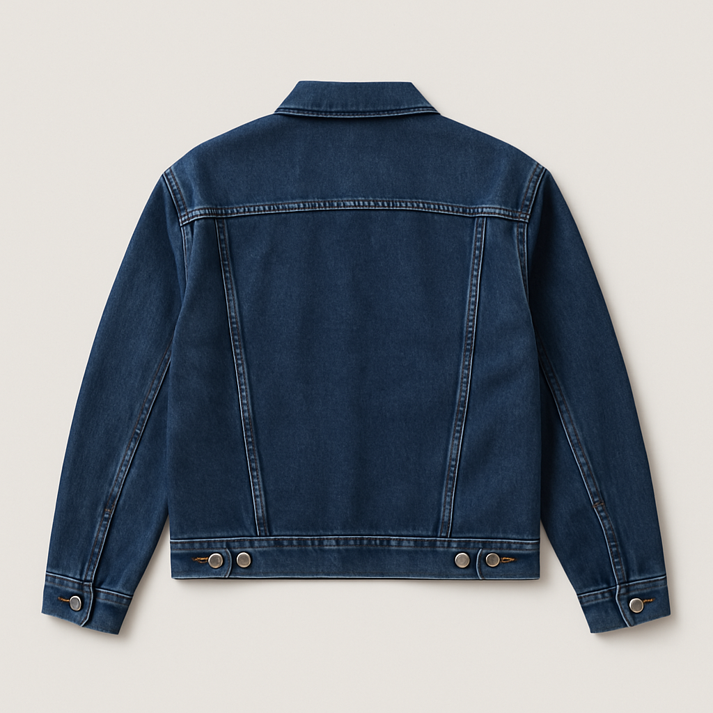 Veste Radoe World – Denim Oversize Bleu Foncé